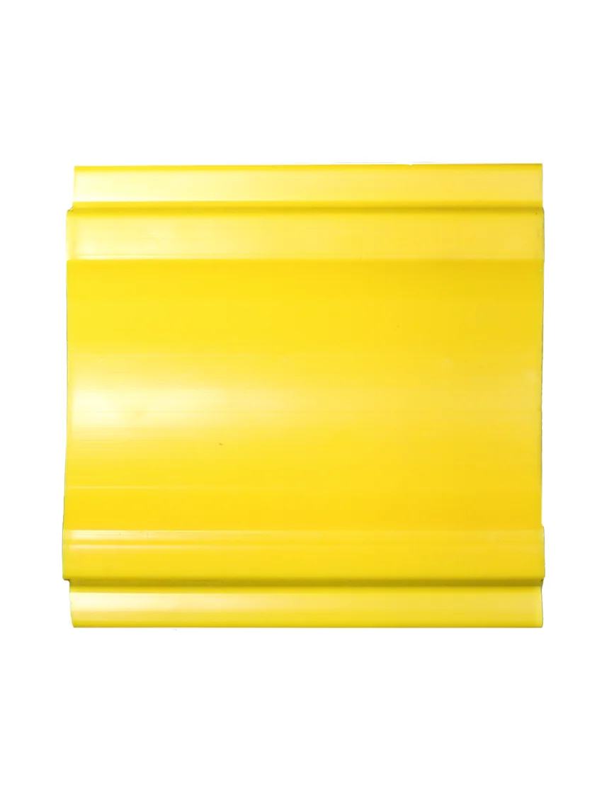 PEXCO Reflective Raised Pavement Markers (RPMs), Yellow with Yellow Reflective Stripes on Both (2) Sides with adhesive (Box of 100 Reflective Markers) 