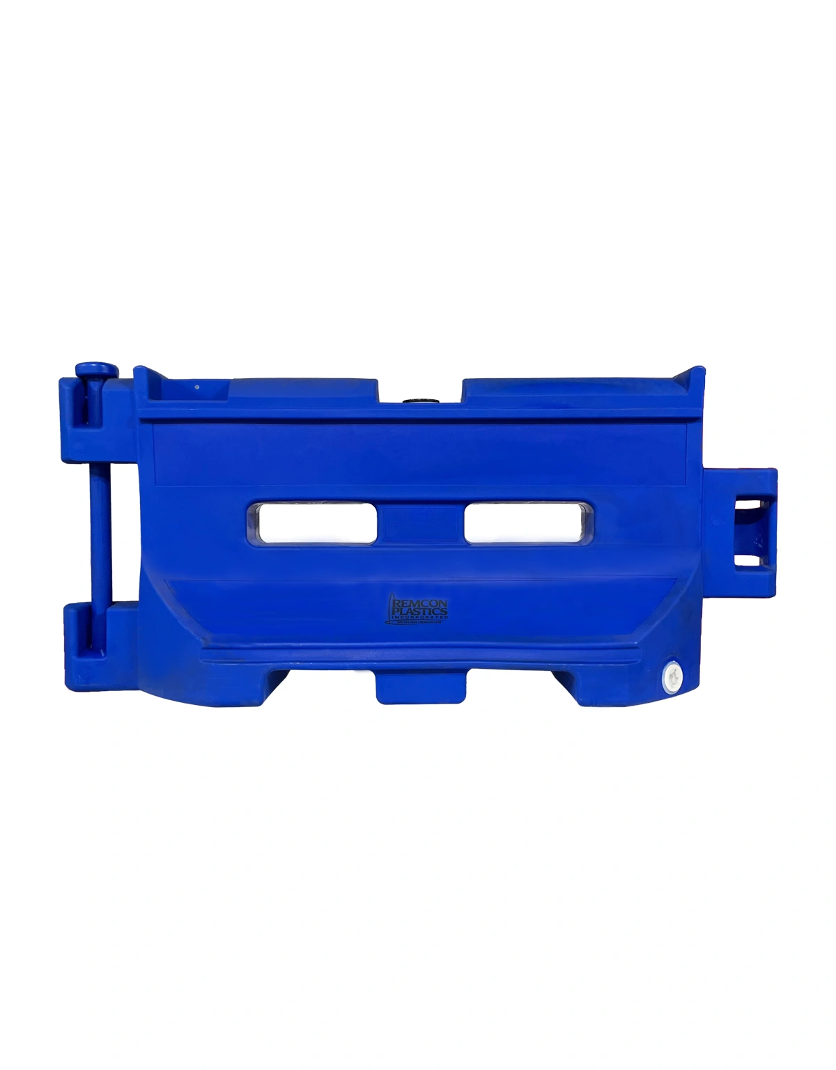 Bright Blue 36\" X 72\" Water Fillable, Interlocking Construction Barrier