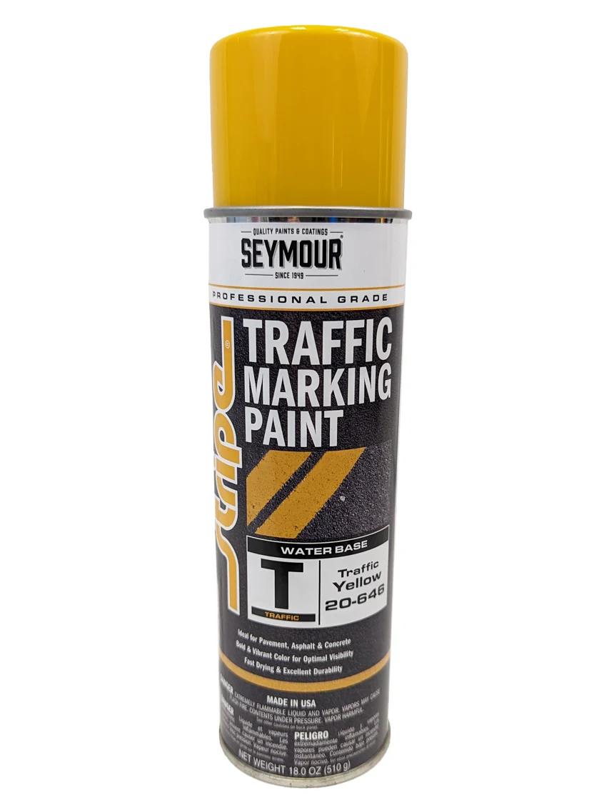 seymour water based striping paint case of 12 yellow