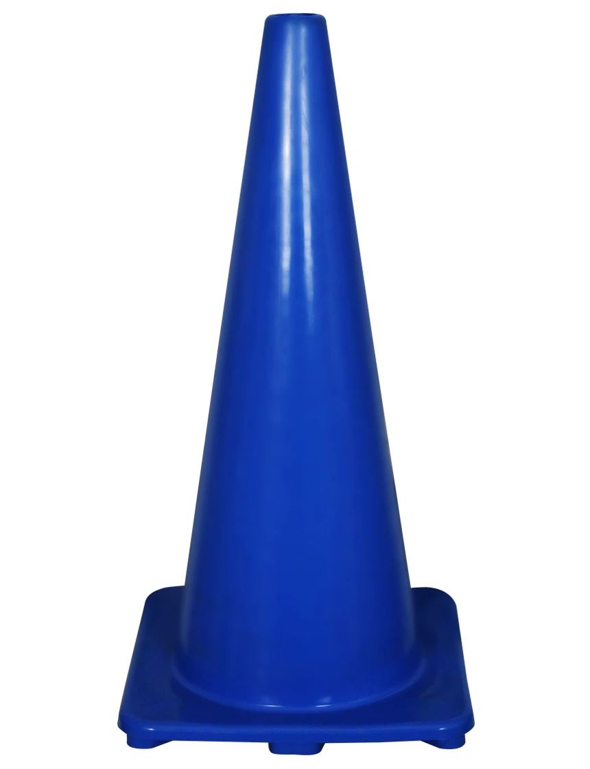 Solid Blue, 28\", 5 lbs, Economy Cone