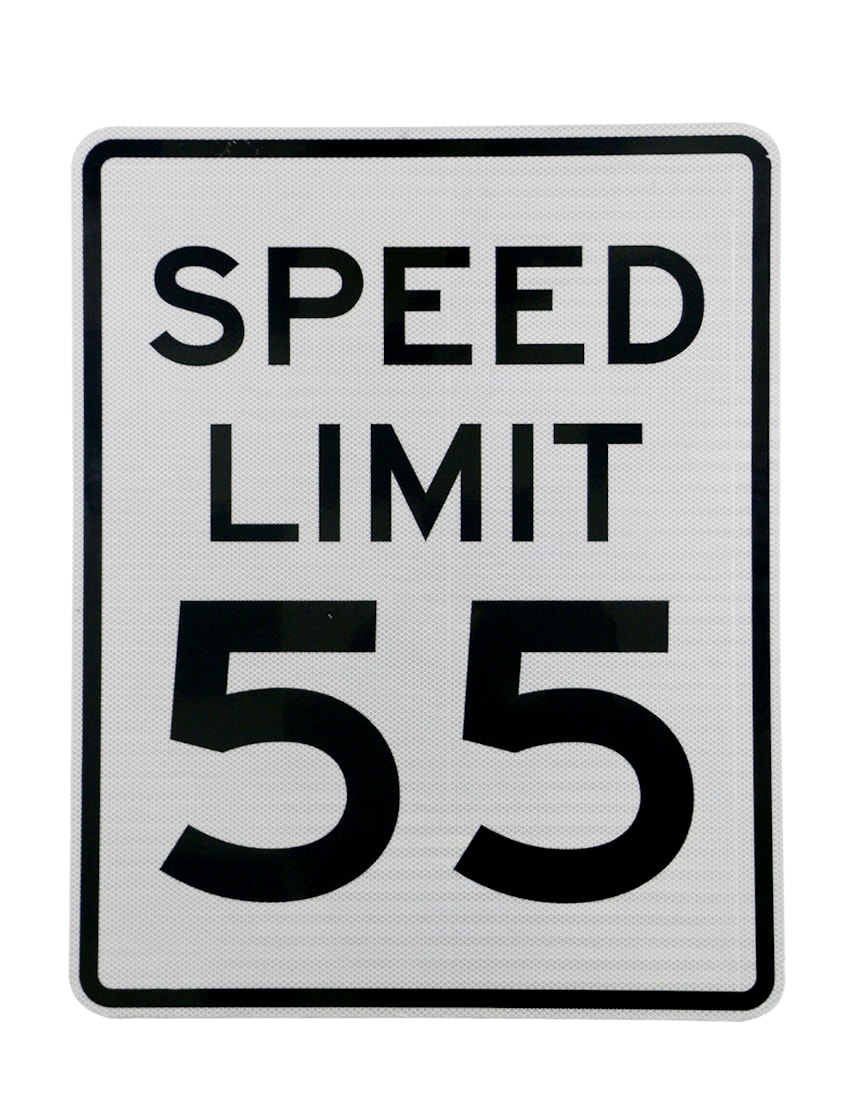 Speed Limit 55 Sign – R2-1, 30\" X 36\"