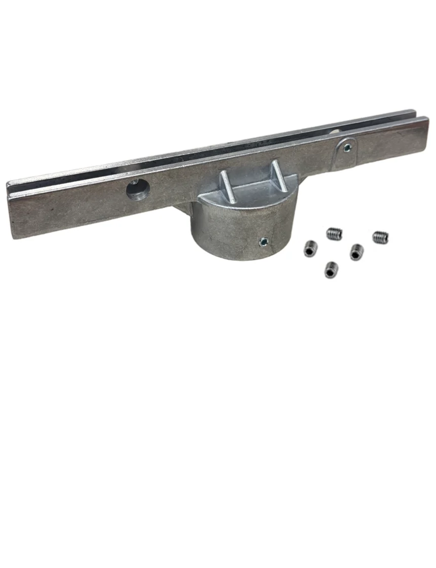 Galvanized, Heavy Duty, 12\" Street Sign Bracket For Round Sign Post, For Extruded Street Signs