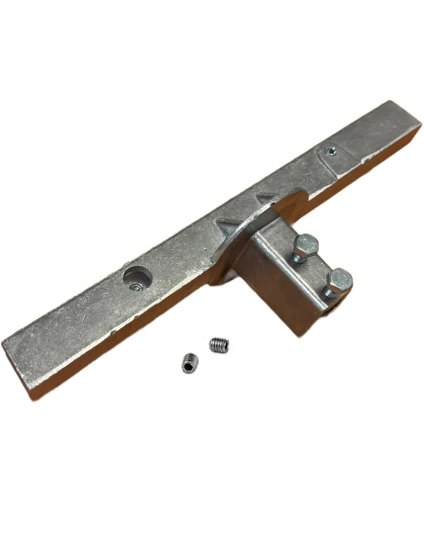 12\" Street Mounting Sign Bracket for U-Channel Sign Post, for a Flat Sign, 180-Degree Mount (Sign Perpendicular to Holes on U-Channel Post)