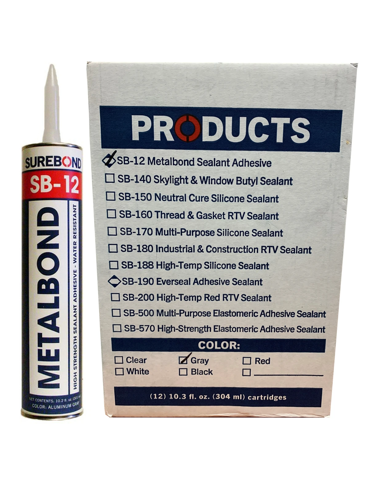 SUREBOND HEAVY DUTY ADHESIVE - 12 TUBE CASE