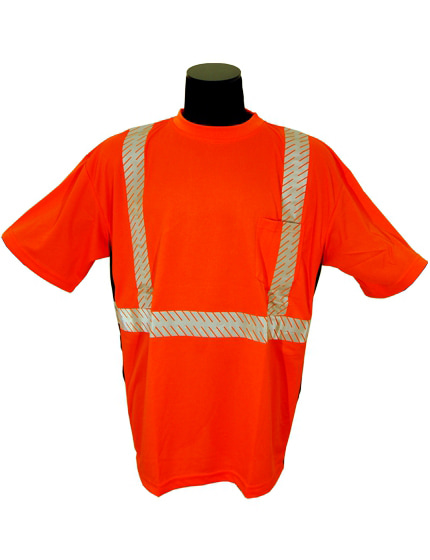 Class 2 Black Series Orange Short Sleeve T Shirt 2X Large with Single Color Graphic