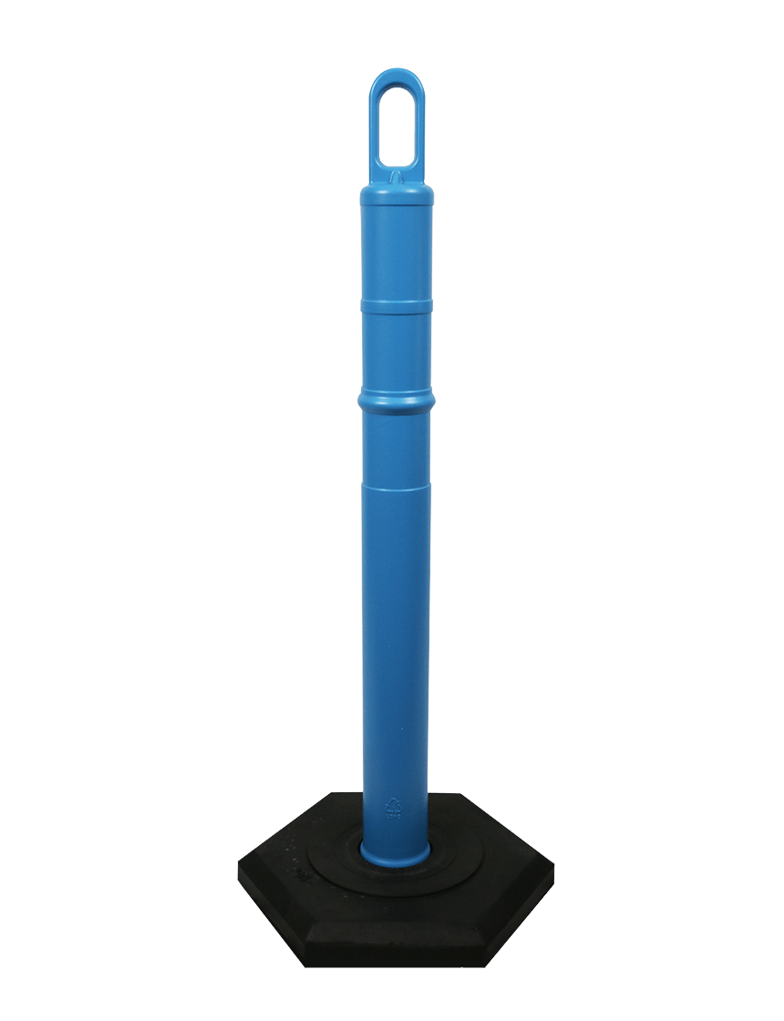 42\" BLUE Looper Tube with 8 Lb. Base