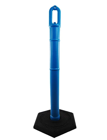 42\" BLUE Ringtop Tube with 12 Lb. Base