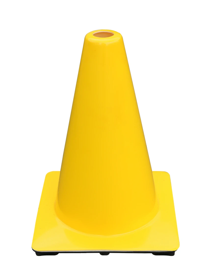 Yellow 12\" Traffic Cone