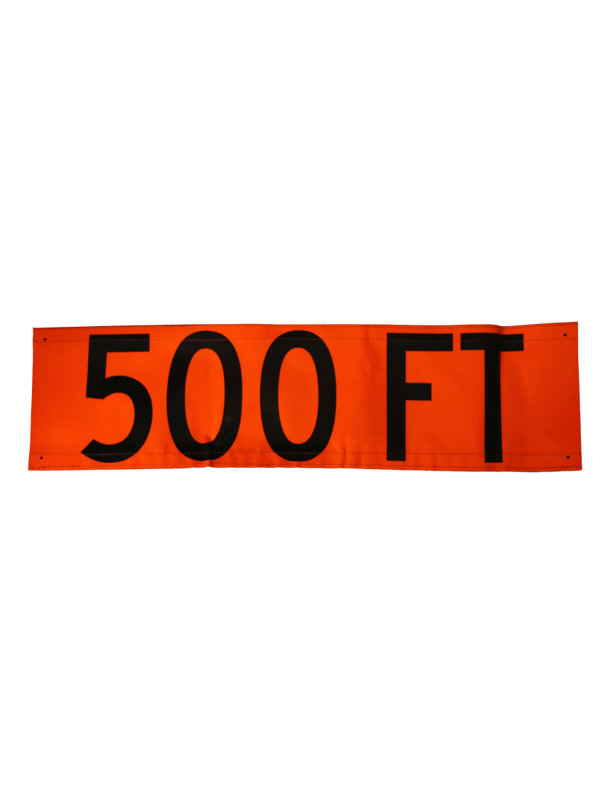 Velcro Overlay for 36\", Non-Reflective, Roll Up Sign, 500 Ft.