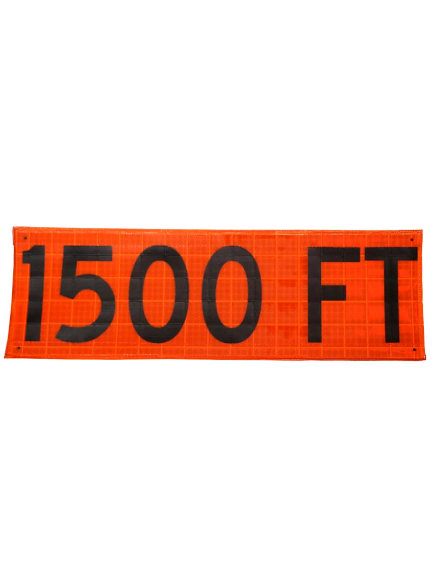 Velcro Overlay For 36\", Reflective, Roll Up Sign, 1,500 Ft.