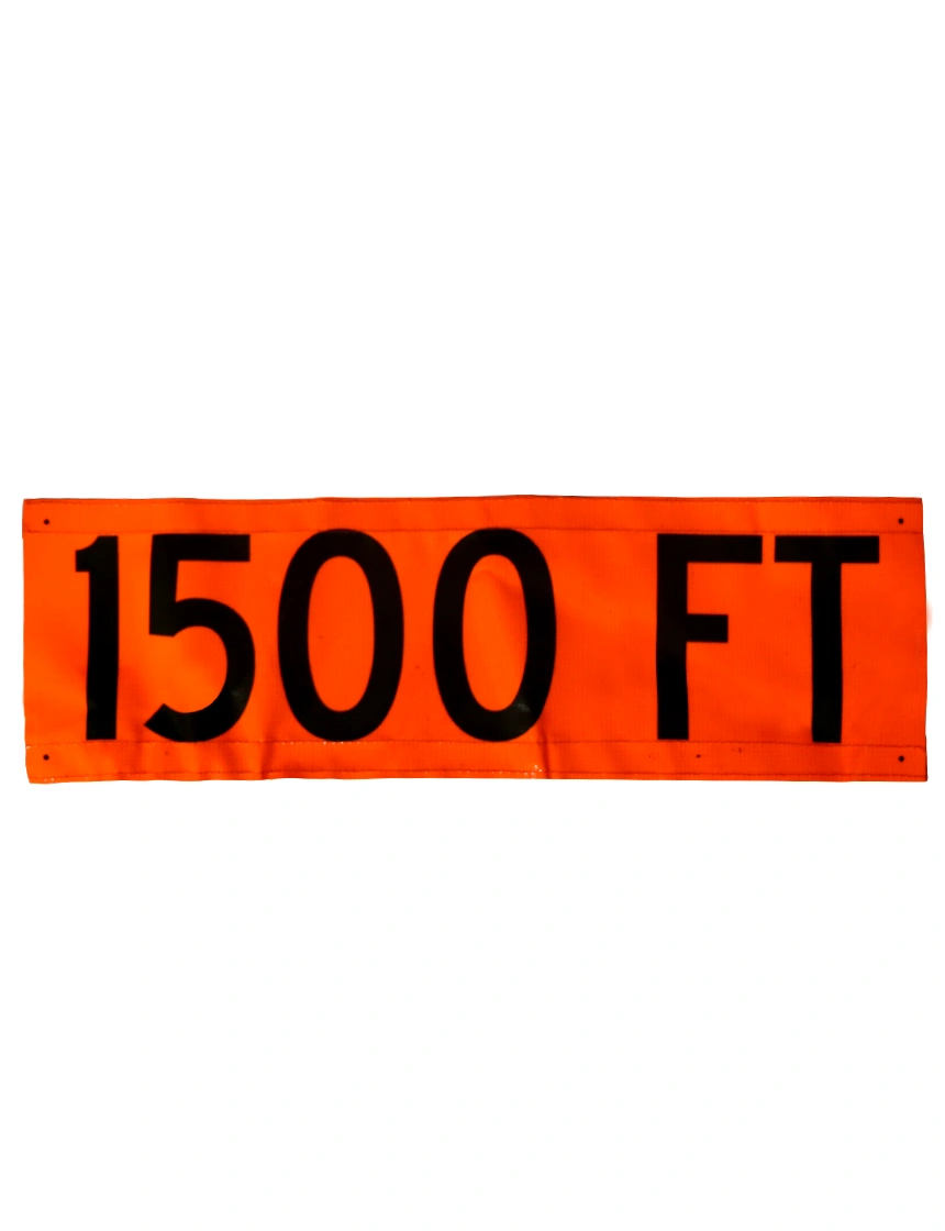 Velcro Overlay for 48\", Non-Reflective, Roll Up Sign, 1,500 Ft.