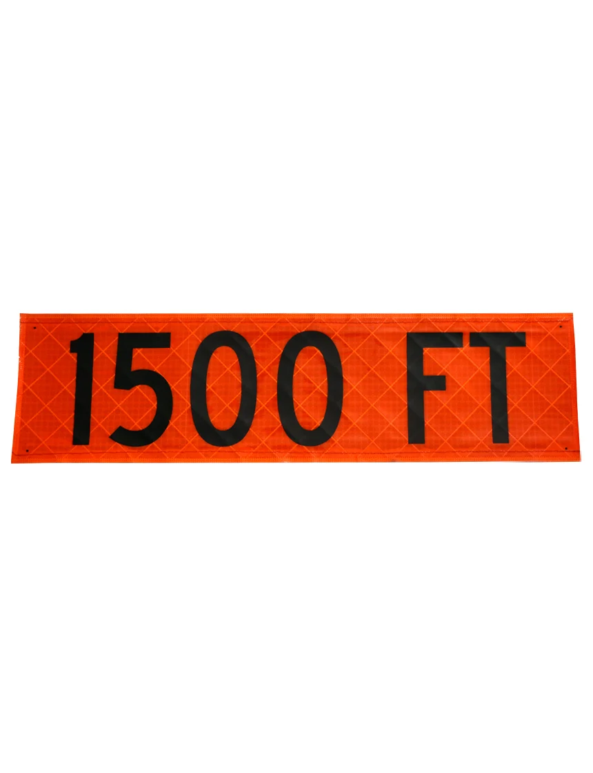 Velcro Overlay for 48\", Reflective, Roll Up Sign, 1,500 Ft.