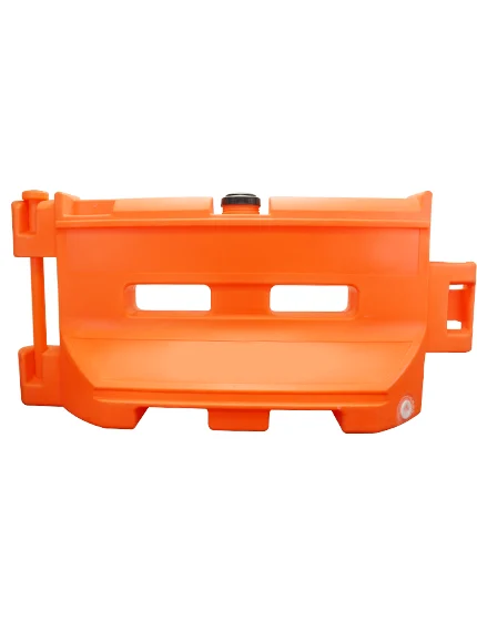 Orange 36\" x 72\" Water Fillable, Interlocking Construction Barrier