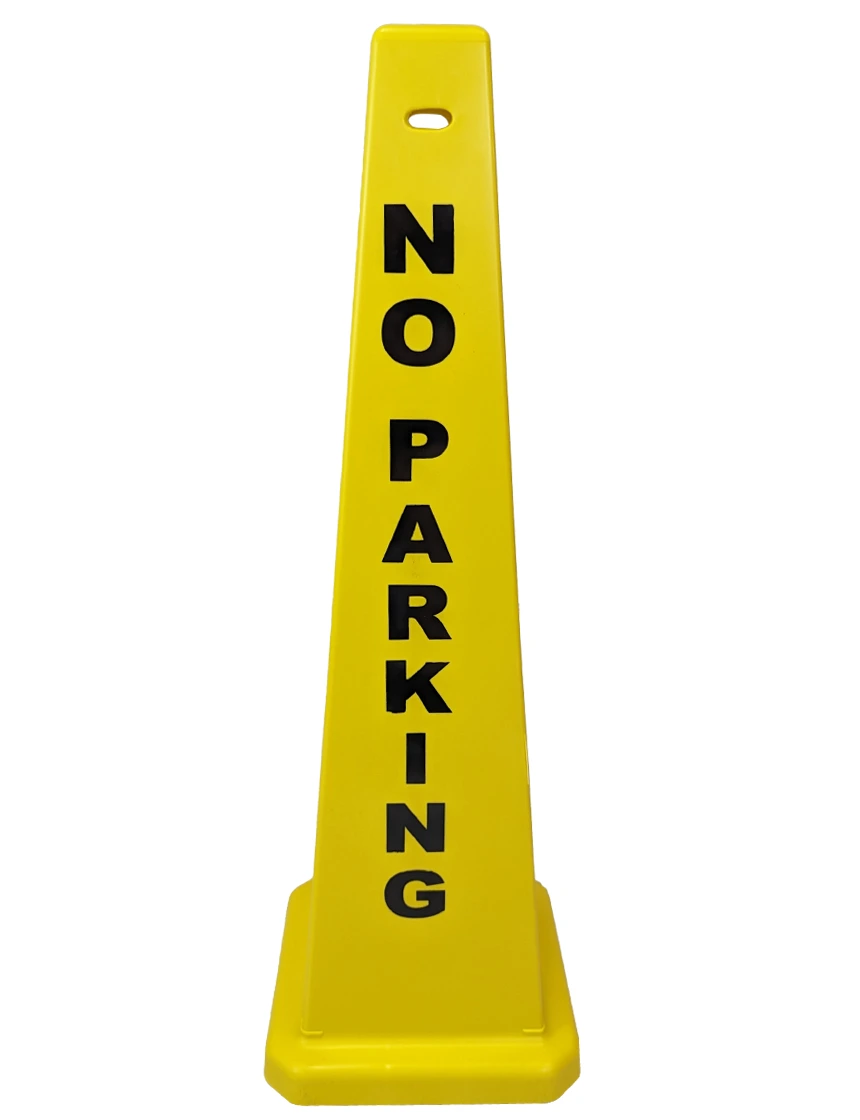 36\" Yellow Lamba Cone - No Parking