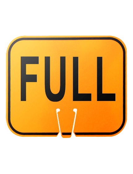 12 3/4\" x 10 1/2\", Reflective Clip On Sign, FULL