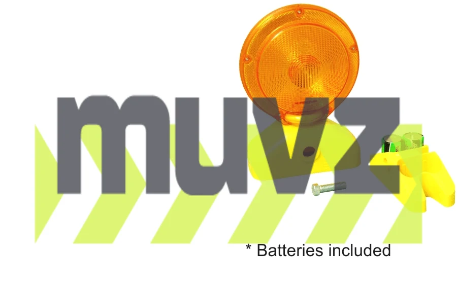 3-Volt LED Barricade Flasher with Two (2) D-Cell Batteries