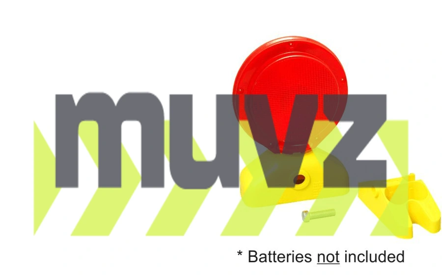 3-Volt RED LED Barricade Flasher