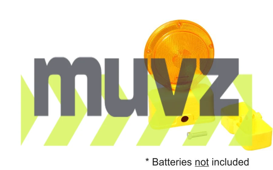 6-Volt YELLOW LED Barricade Flasher