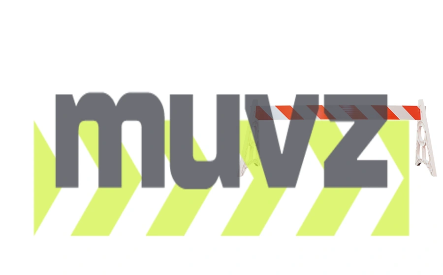 Economy A-Cade Leg Kit-(2) A-Cade Legs \u0026 (1) 8\u0027 Rail w/Orange \u0026 White HI Reflective Sheeting 2 Sides