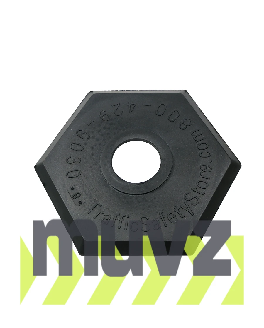 8 lb. Base for Delineator Tube (Base Only, No Tube)