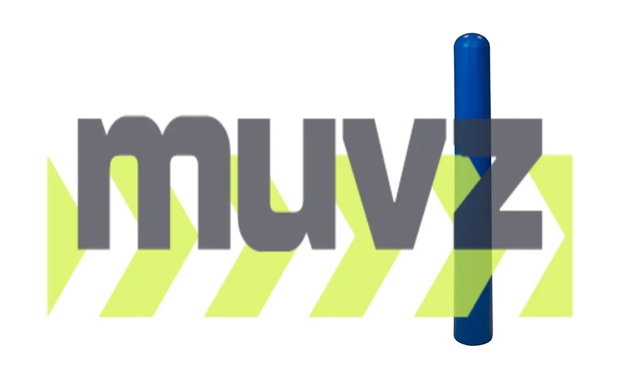 5\" x 52\" Dome Top Blue Bollard Cover