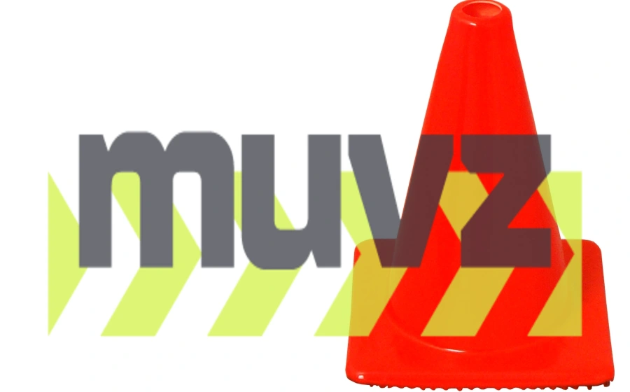 Orange 12\" Flow Molded Traffic Cone
