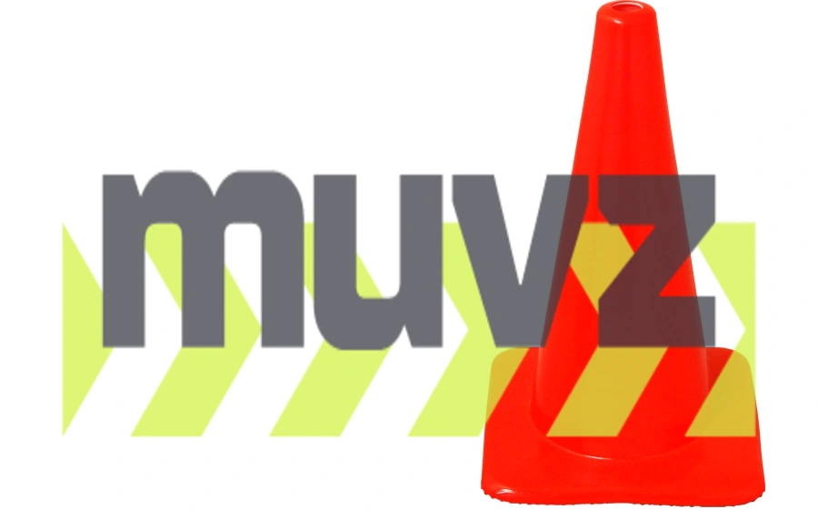 Orange 18\" Flow Molded Traffic Cone