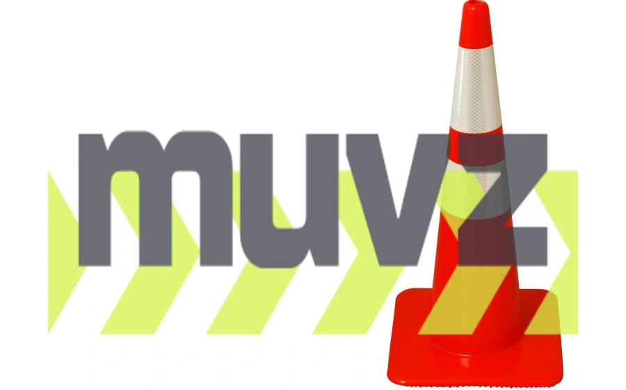 Orange, 28\", 5.0 Lb., Flow Molded Traffic Cone w/6\" \u0026 4\" Reflective Collars