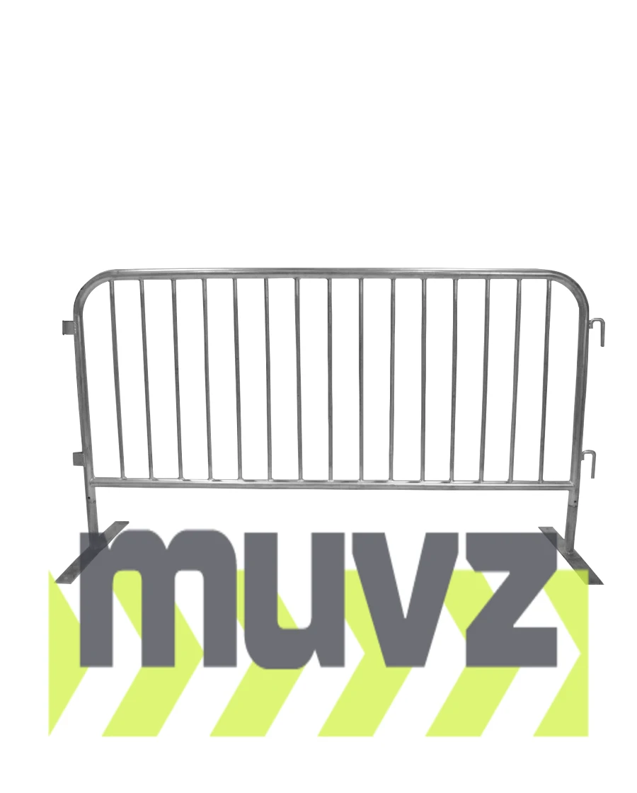 6 1/2\u0027 Steel Crowd Control Fence