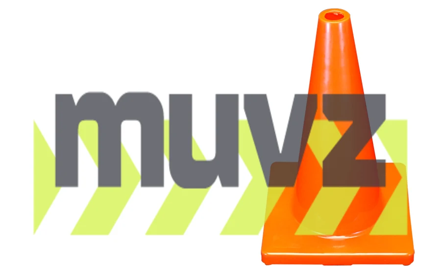 Solid Orange 18\" Economy Traffic Cone