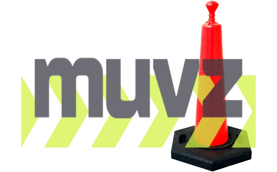 28\" Grabber Cone with 10 Lb. Base