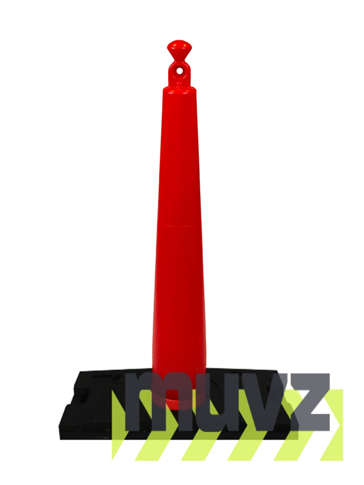 42\" Grabber Cone with 30 Lb. Recycled Rubber Base