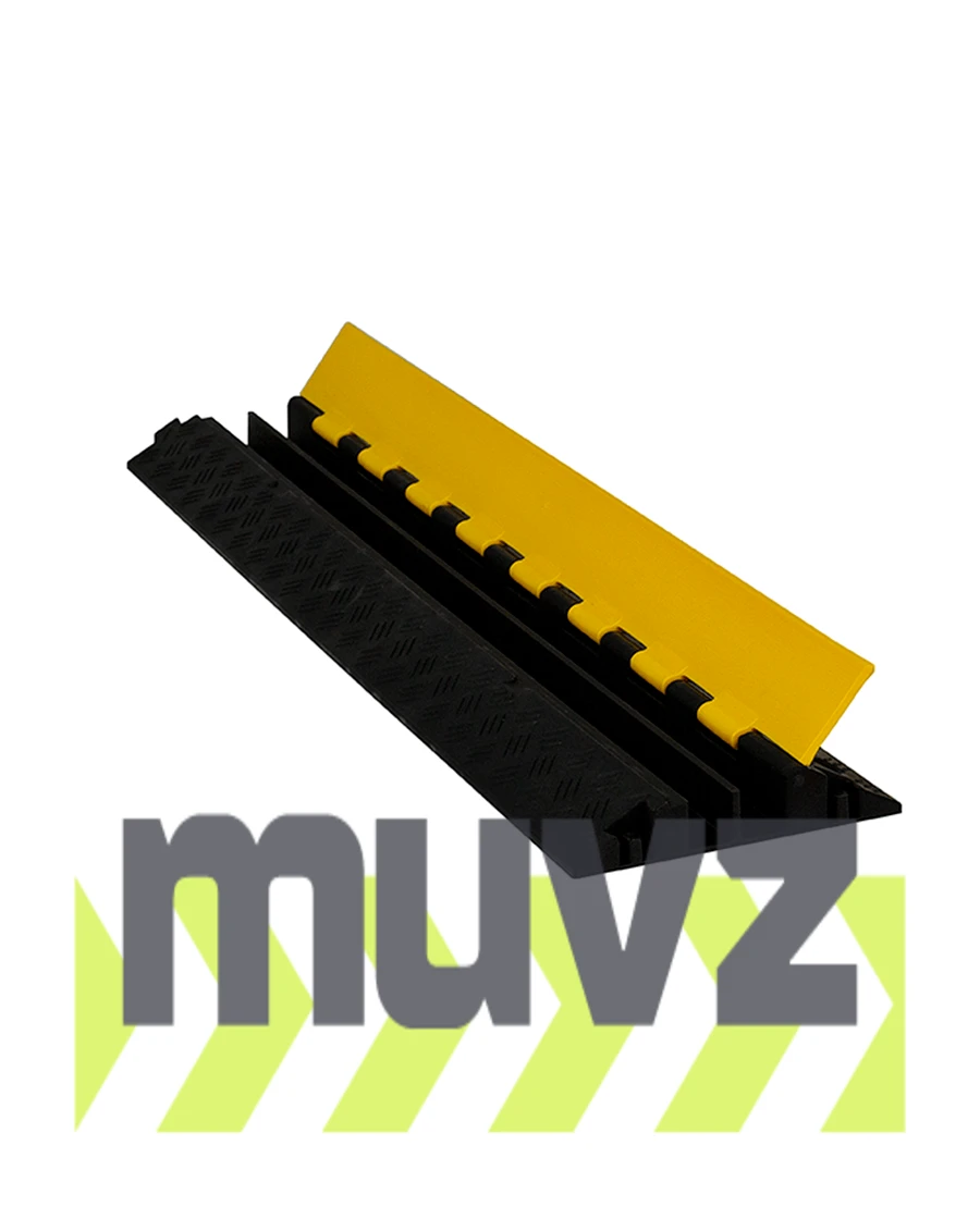 39 3/8\" x 10\", Interlocking, 2-Channel, Cable Protector