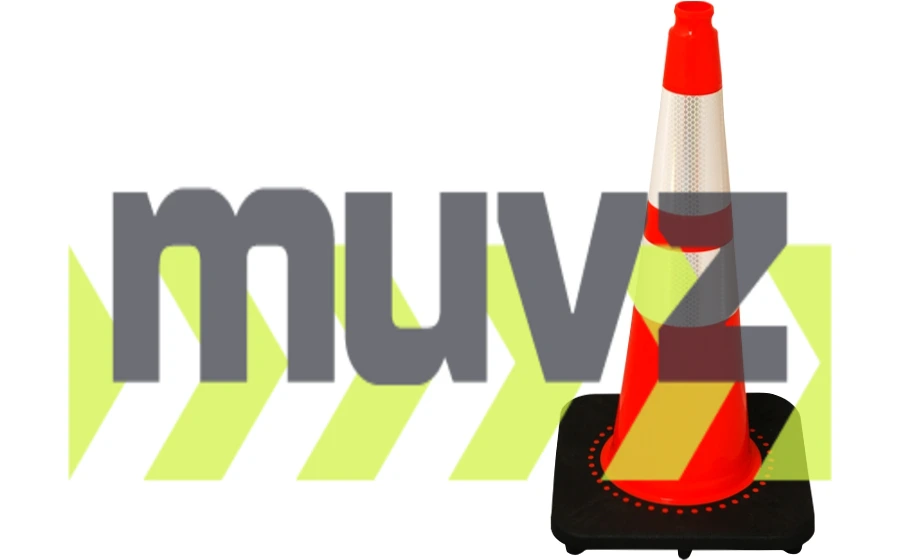 \u0027Slim Line\u0027 Orange 28\" 7.0 Lb. Black Base Cone with 6\" \u0026 4\" Reflective Collars