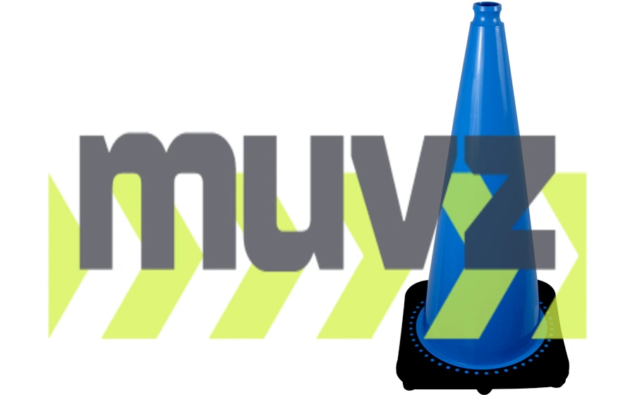 28\" Light Blue 7.0 lb. Traffic Cone