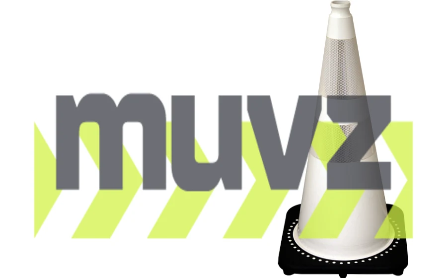 White 28\" 7.0 Lb. Black Base Cone with 6\" \u0026 4\" Reflective Collars