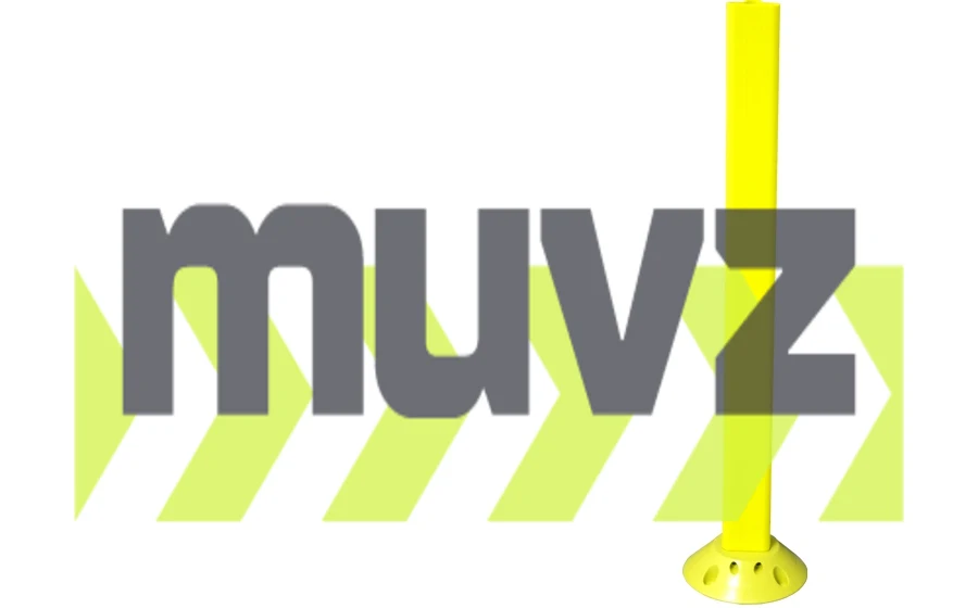 Yellow Pexco Premium Poly-Urethane Delineator Post