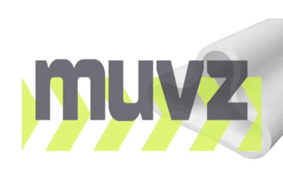 42\" White Clover-Leaf Urethane Delineator Post, Surface Mount Base and Fasteners for Asphalt