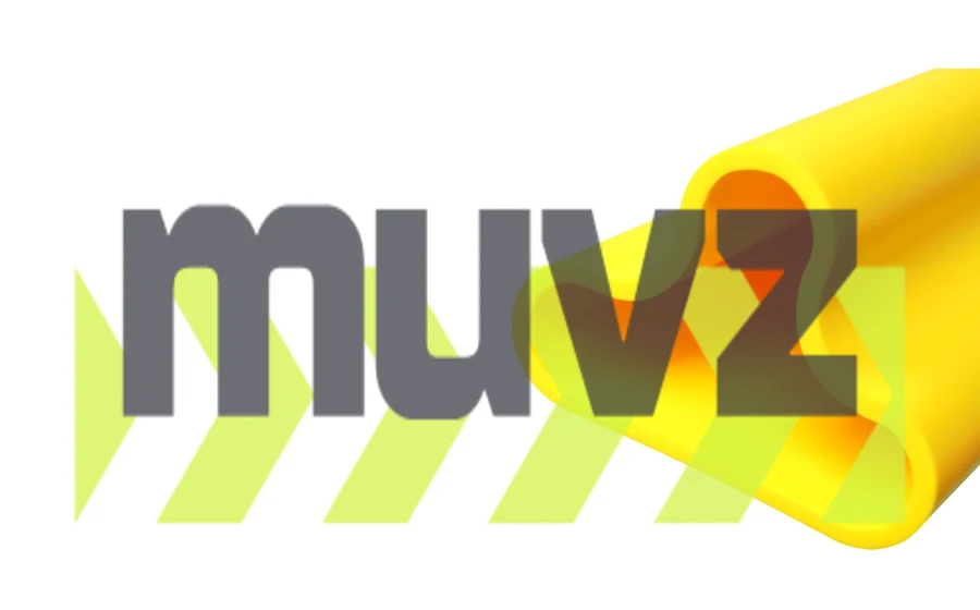 42\" Yellow Clover-Leaf Urethane Delineator Post, Surface Mount Base with Two (2) Bundy Adhesive Pads