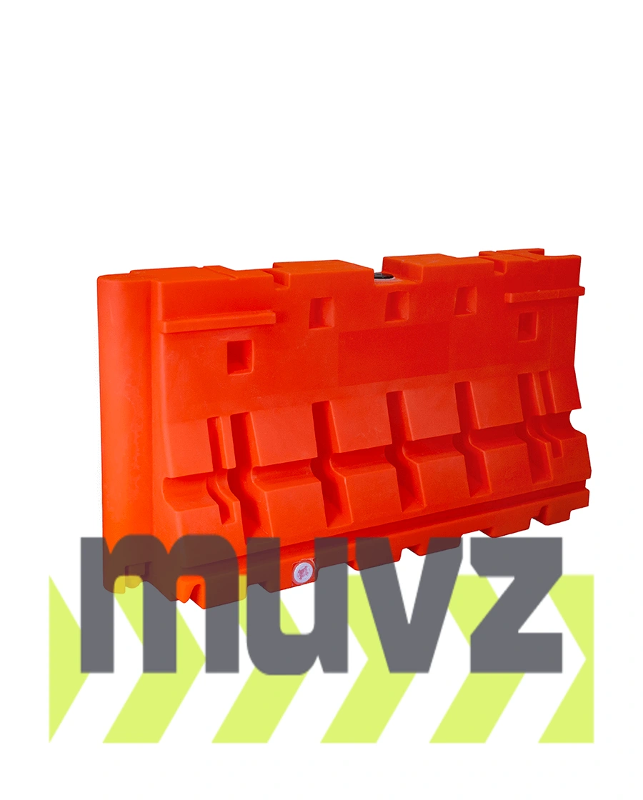 Orange, 100 Lb. \u0027Lite-Weight\u0027, Jersey Style Barricade