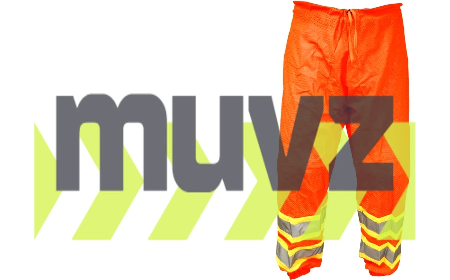 ORANGE Standard, Ultra-Cool 100% Polyester, Class E Pants w/ 8\" Zipper Leg, L-XL