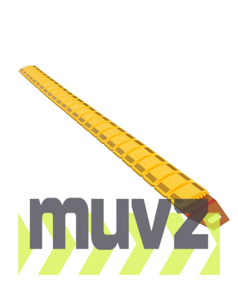 9\u0027 6\" Portable Yellow Speed Bump with Yellow Reflectors \u0026 Carrying Case