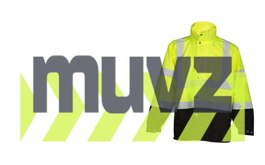 High Visibility Lime, Class 3 Storm Cover, Rainwear Jacket, Size L-XL