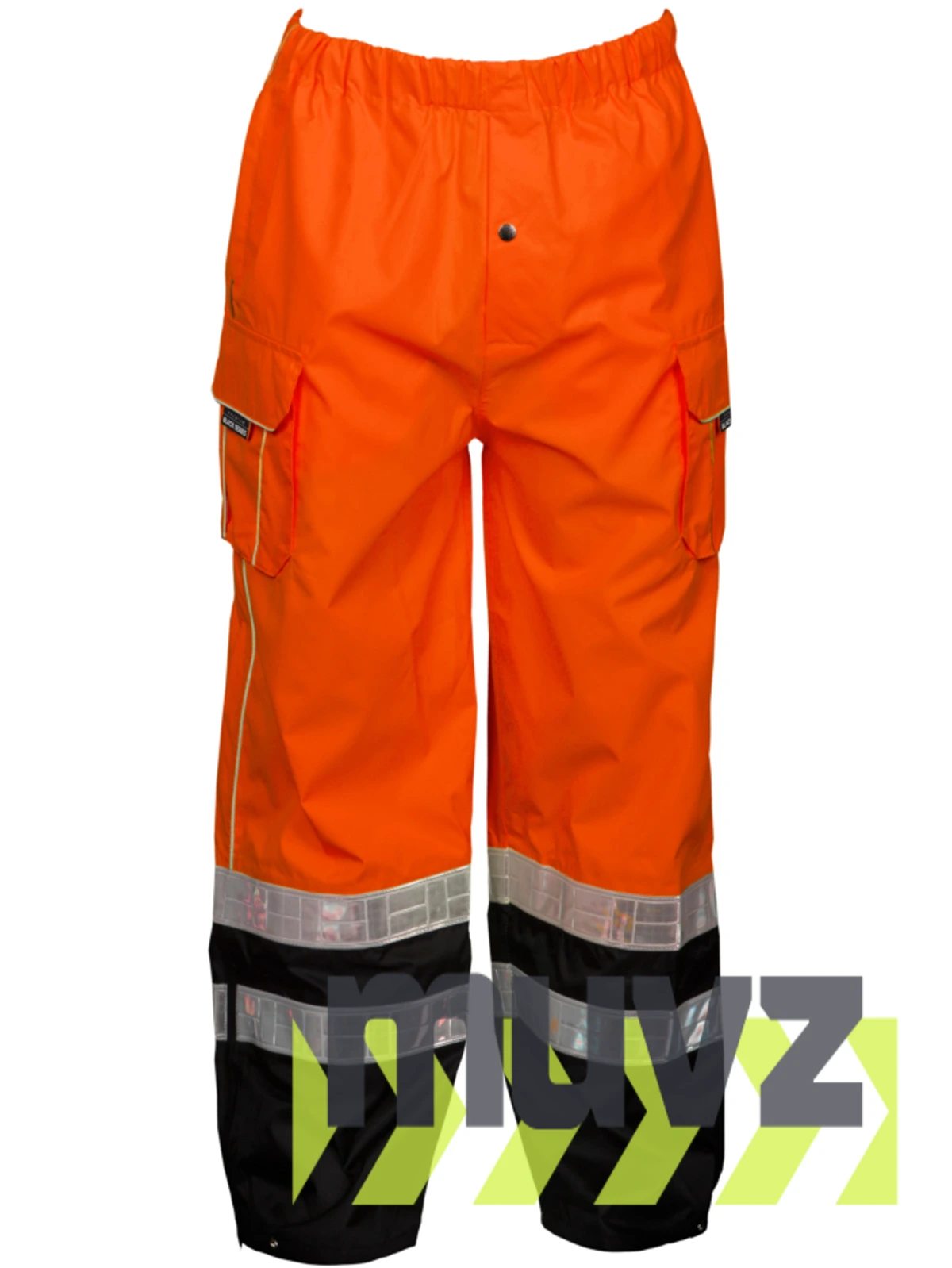 Orange, Premium Black Series, Class E Rainwear Pants, S-M