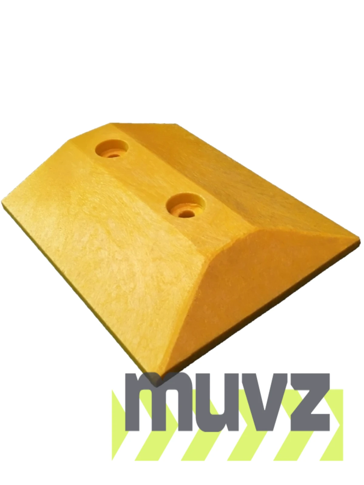 12\" End Cap Kit (2 End Caps) \u0026 four (4) 12\" Spikes for Recycled Plastic Speed Bumps