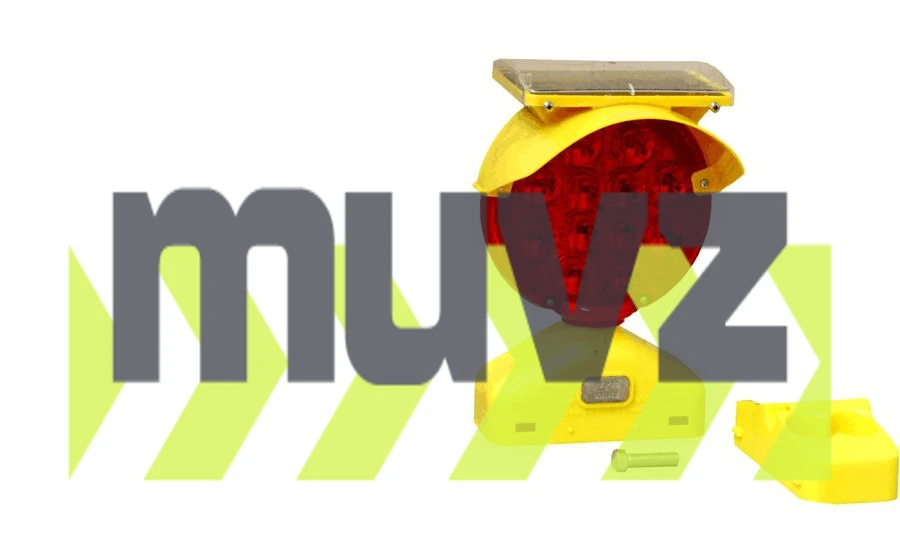 Economy Solar Assist Type B Flasher, Red