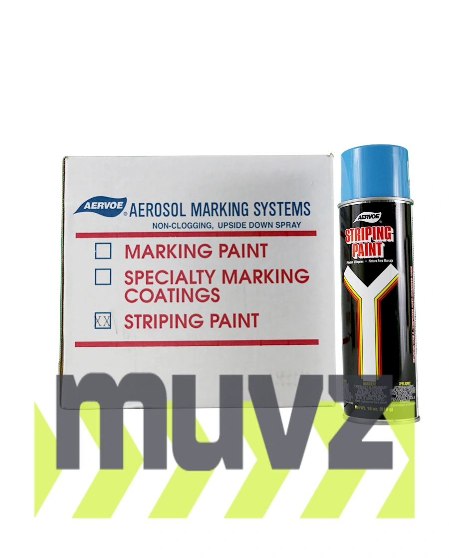 Blue Solvent Based, Striping Paint (Case of 12)
