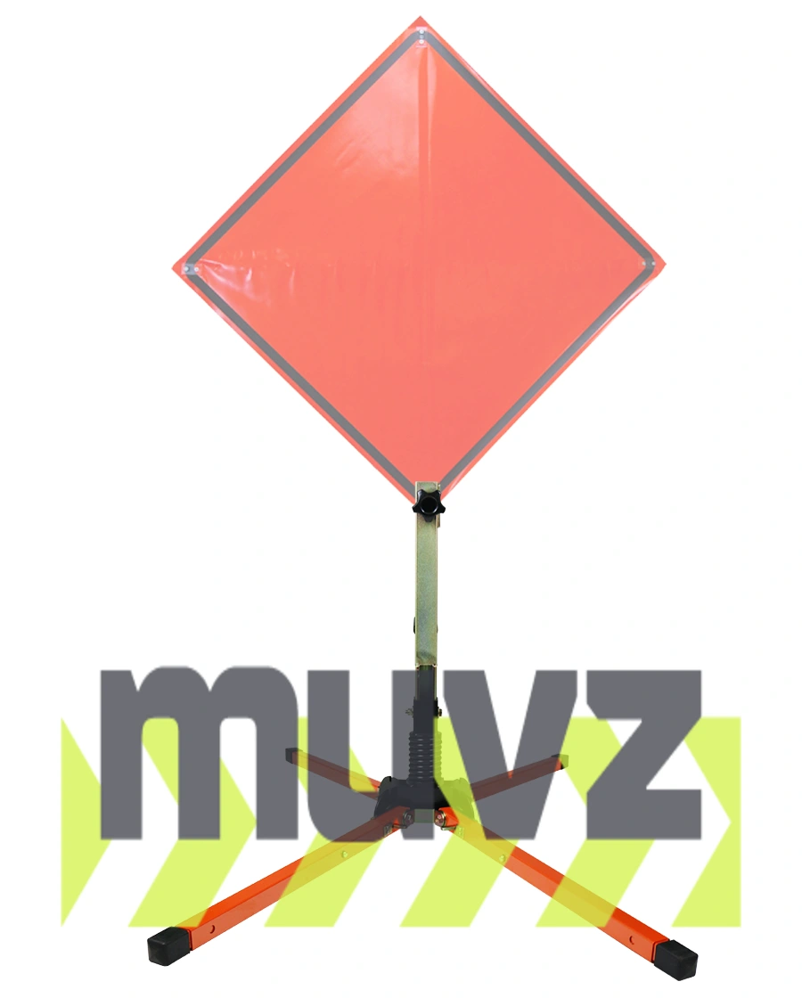 Single Spring Sign Stand w/ Universal Bracket