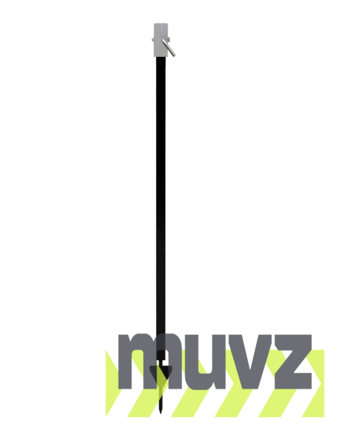 Drive In Stand w/ Universal Bracket for Roll-Up Signs