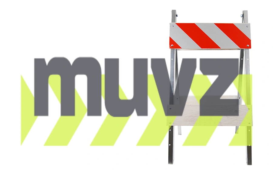 Economy Wood and Steel Folding Barricade